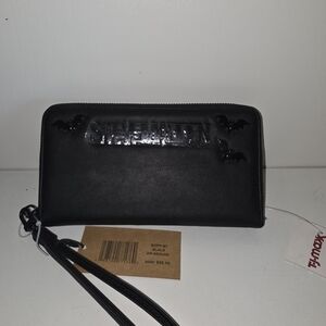 Steve Madden Halloween Wristlet Wallet Black